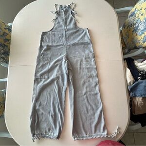 Vanilla Star Women's Light Blue Denim Overalls